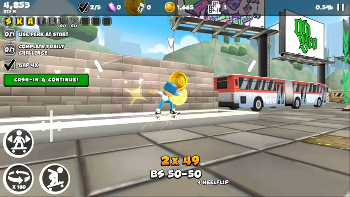 Epic Skater 2 android App screenshot 2